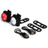 Square1 Bike Lights for Night Riding Rechargeable Front and Back - Bright 300 Lumen Bike Light Set - Durable, Waterproof & Multi-Use - Perfect Bike Head Light & Tail Light Set for Night Riding