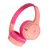 Belkin SoundForm Mini - Auriculares Bluetooth inalámbricos para niños con micrófono incorporado - Auriculares on-ear para iPhone, iPad, Fire Tablet y más - Rosa