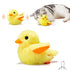 Potaroma Cat Toys Rechargeable Flapping Duck 4" with SilverVine Catnip, Lifelike Quack Chirping, Beating Wings Kicker Touch Activated Kitten Plush Interactive Exercise Toys